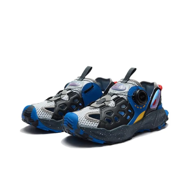 FILA KIDS Slip Resistant And Breathable Children's Sandals Gray Black Unisex-2