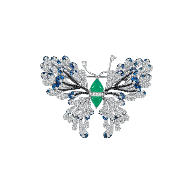 JAY S925 Silver Brooches Women's-3
