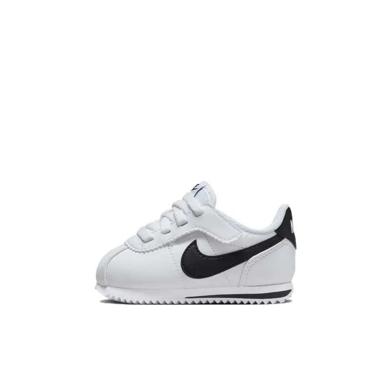Nike Abrasion Resistant Low Top Toddler Shoes White Black Infant And Toddler-0