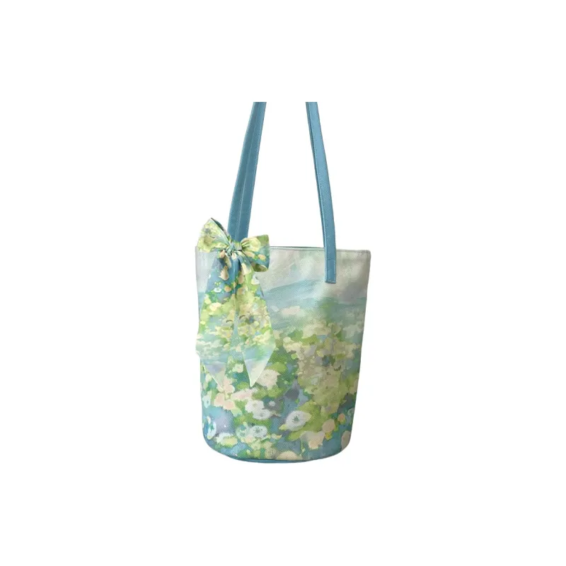AOSONG Tech Cloth Shoulder Bag Regular Unisex Green-5