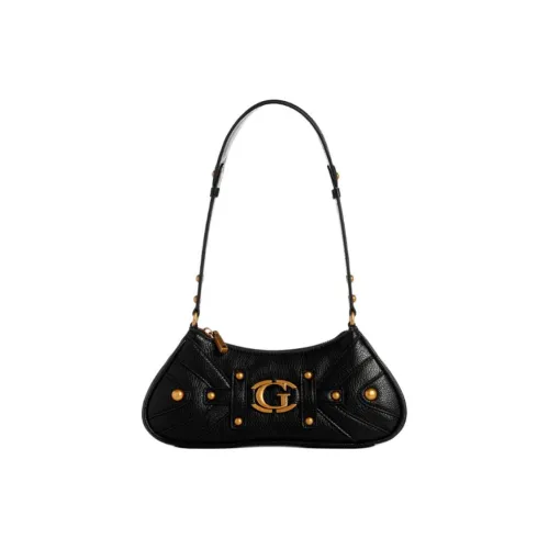 GUESS Polyurethane Handbag Shoulder Bag Mini Women's Black