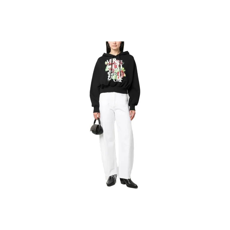 VERSACE JEANS COUTURE SS23 Sweatshirt Women's Black-1