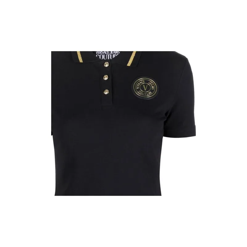 VERSACE JEANS COUTURE Polo Shirts Women's Black-4