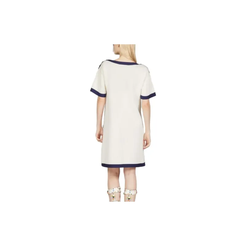 GUCCI Gg Logo Embroidered Dress-2