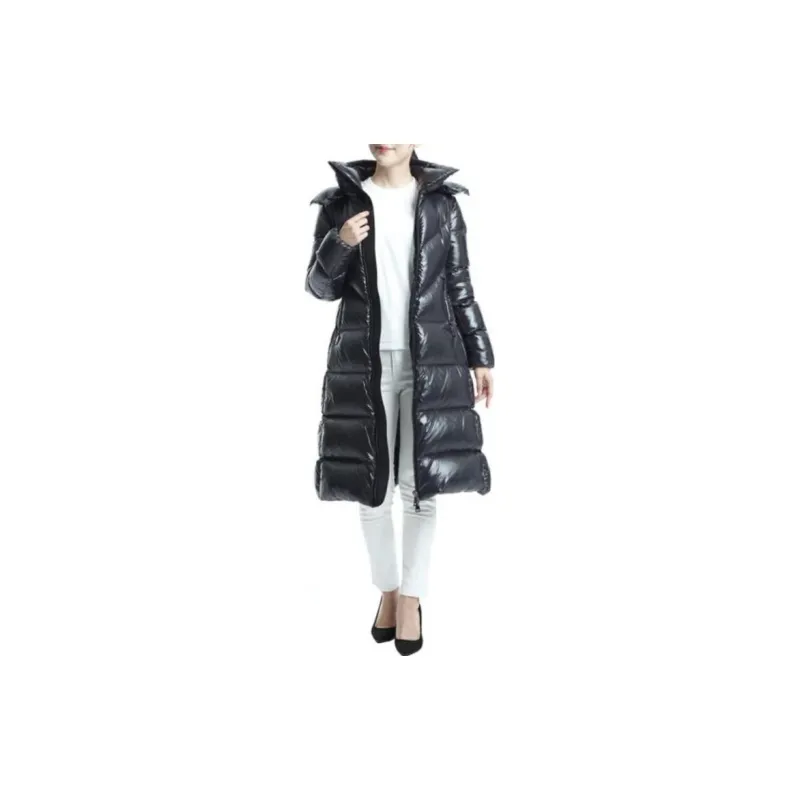 Moncler Down Jacket Women's Navy Blue-3