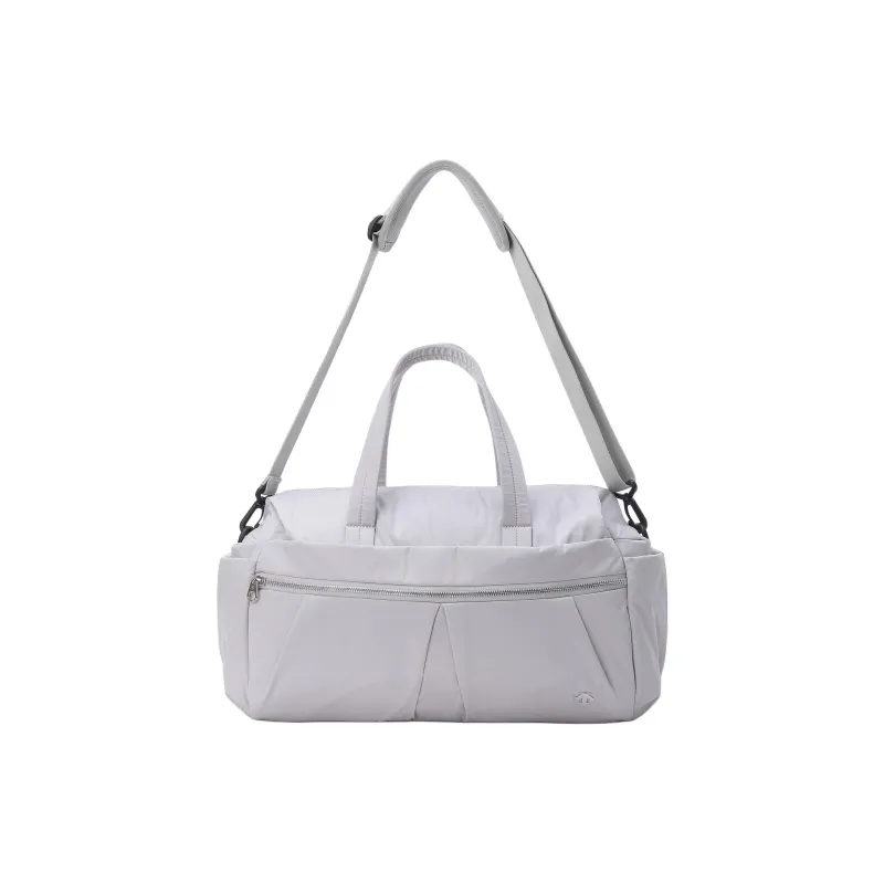 DESCENTE Polyester Gym Bag Medium Size Women's Silver-1