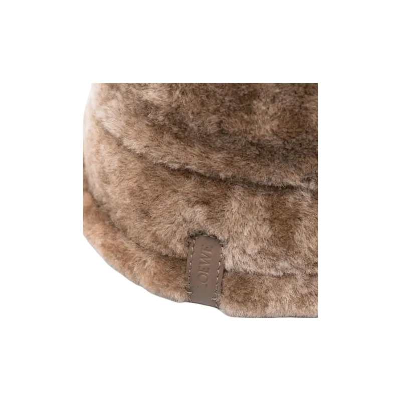 LOEWE Shearling Bucket Hat-1