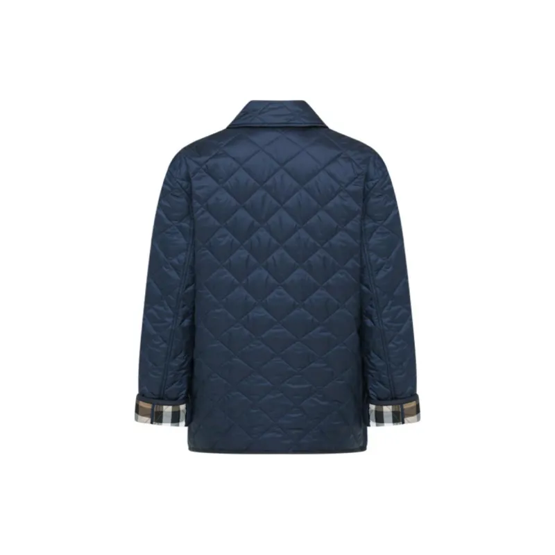 Burberry Jackets Coats Women's Marine Blue-1