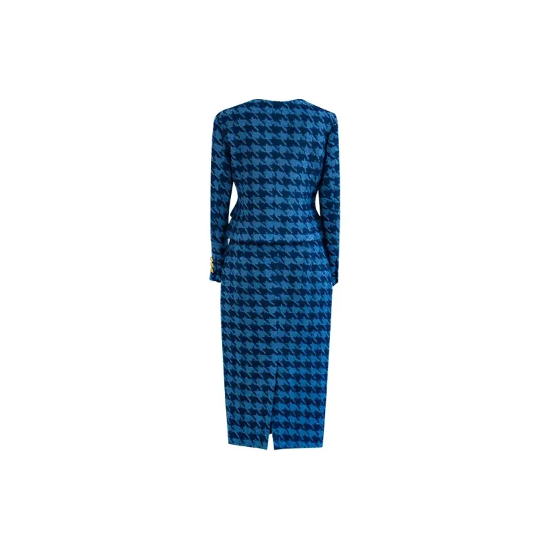 ROEYSHOUSE Skirt Set Women's Blue-1