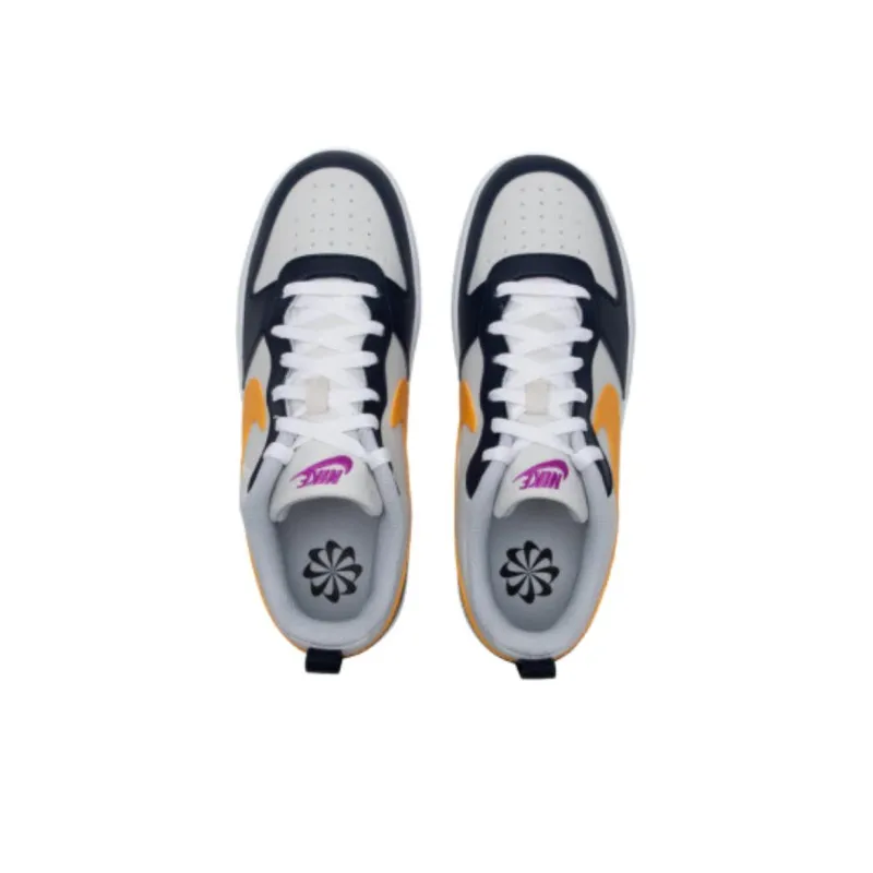 Nike Court Borough Low Recraft 'White Navy Gold' GS-12