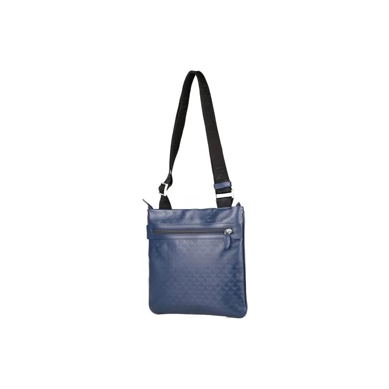 EMPORIO ARMANI Leather Shoulder Bag Crossbody Bag Regular Men's Blue-1