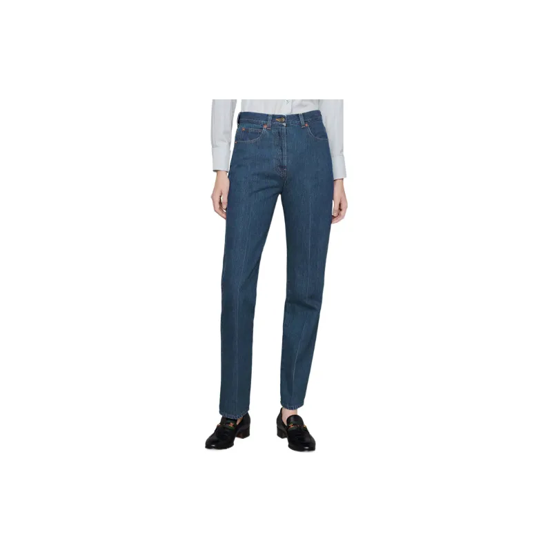 GUCCI Horsebit Straight leg Jeans-3