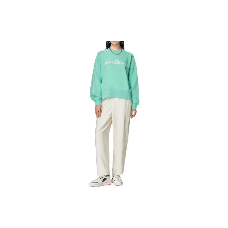LINING Badfive Sweatshirts Women's Green-2