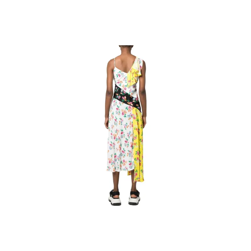 MSGM Floral Print Midi Dress-2
