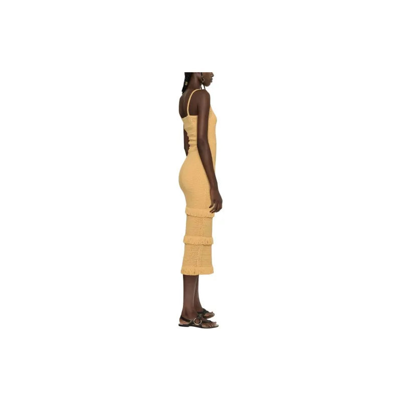 Sandro Slip Dresses Women's Orange-3