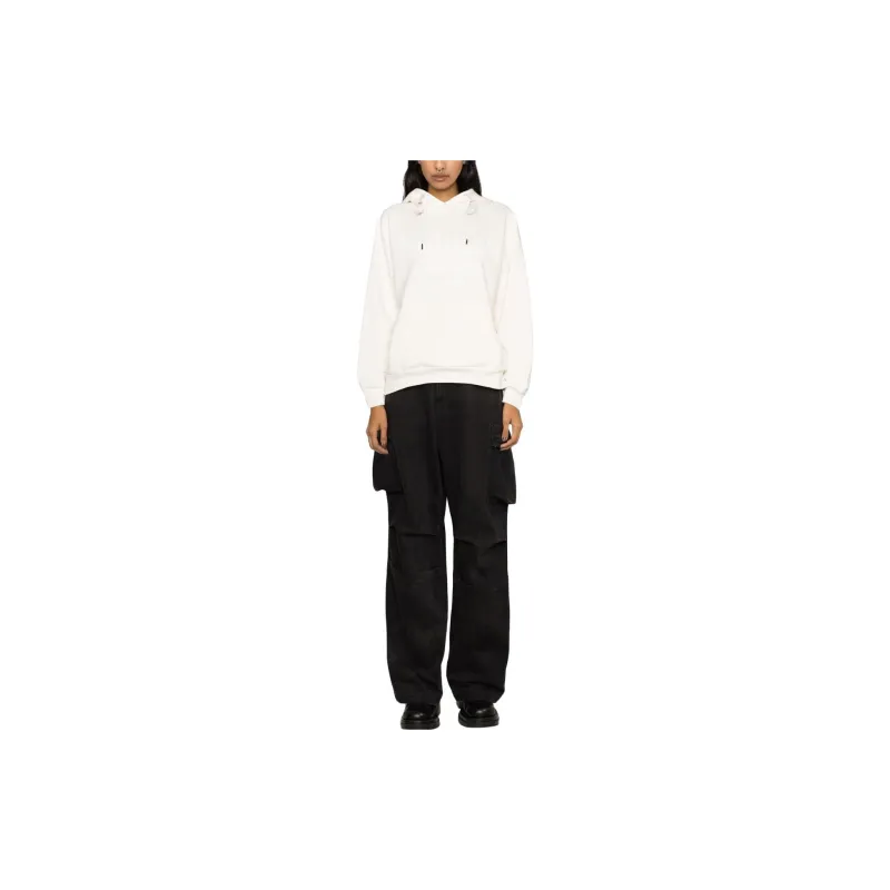 Alexander McQueen Logo Printed Drawstring Hoodie-1
