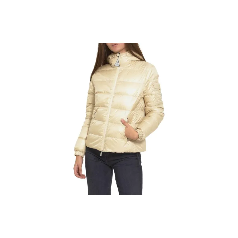 Moncler Down Jacket Women's Cream-1