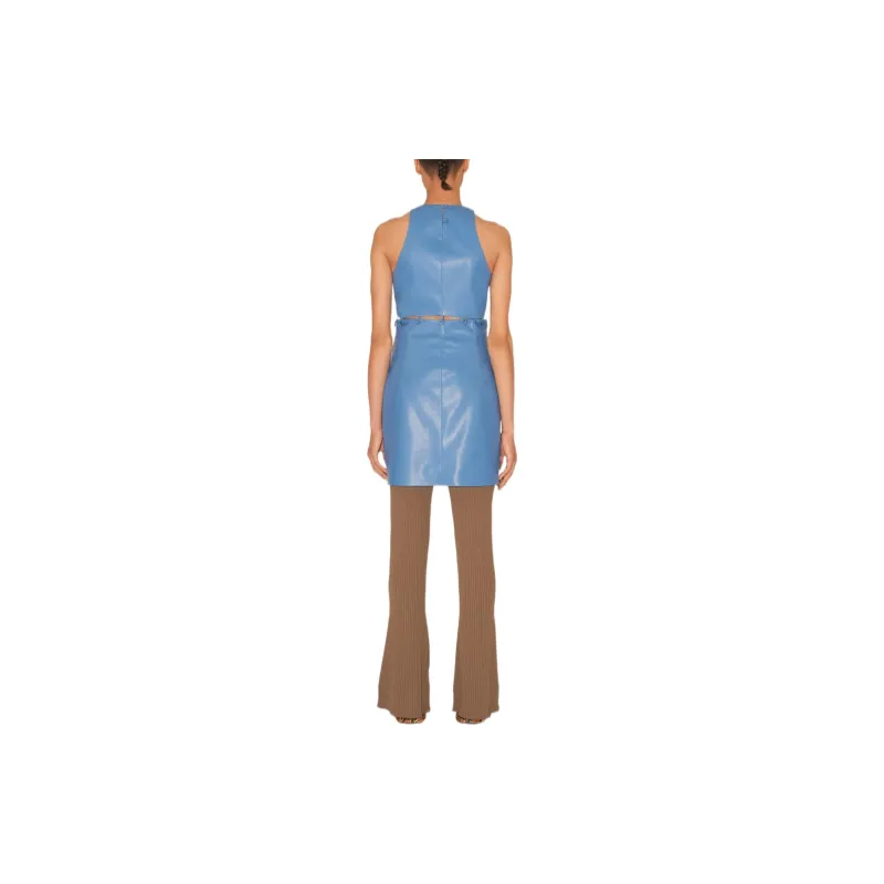 NANUSHKA Sleeveless Dresses Women's Blue-2