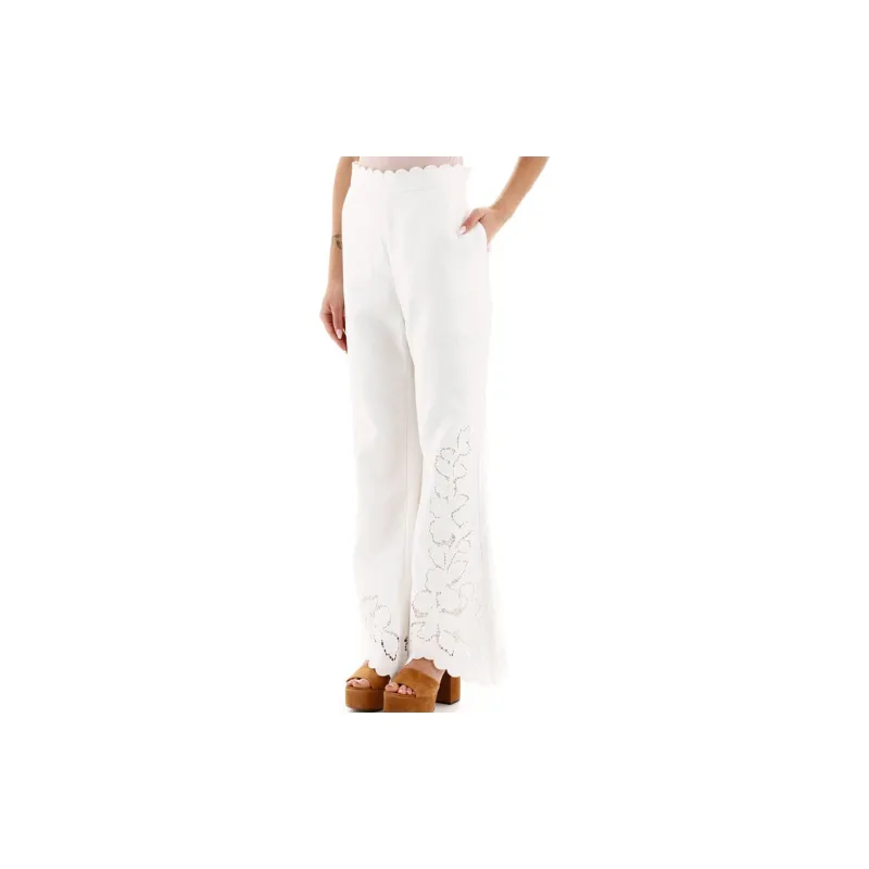 Zimmermann Casual Pants Women's White-3