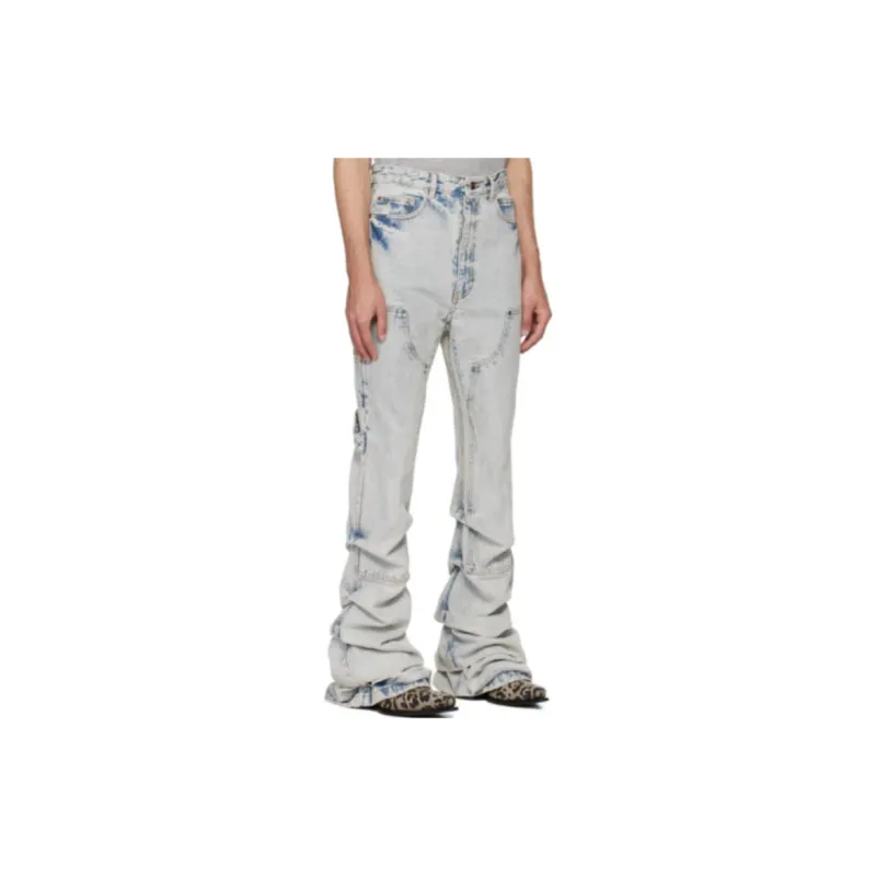 WE11DONE SS24 Jeans Men's Light Blue-4