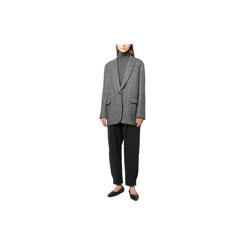 Brunello Cucinelli Herringbone pattern Single breasted Blazer-1