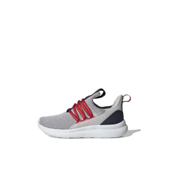Adidas LITE RACER ADAPT 7.0 Non slip Lightweight Low Top Kids' Running Shoes Gray Red Kids'