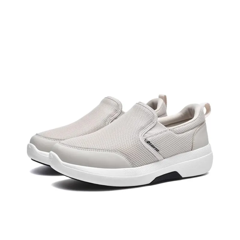 LOTTO Anti Slip Wear Resistant Low Top Casual Shoes Women's Pearl White-1