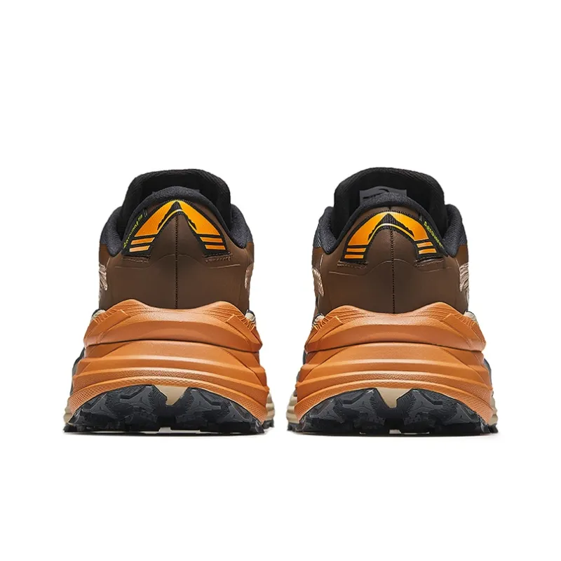Anta Cushioning Anti-Slip And Wear-Resistant Low-Top Casual Running Shoes Men's Brown Gray-3