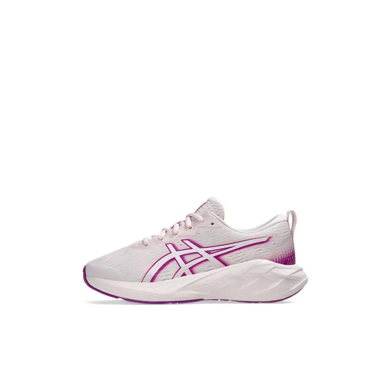 Asics Novablast 4 Anti Slip And Wear Resistant Rebound Low Top Kids' Running Shoes Pink Purple Kids'-0