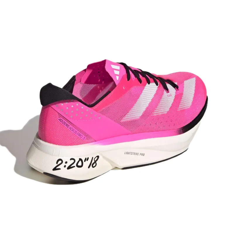 Adidas Adizero Adios Pro 3 Lucid Pink Cloud White-3
