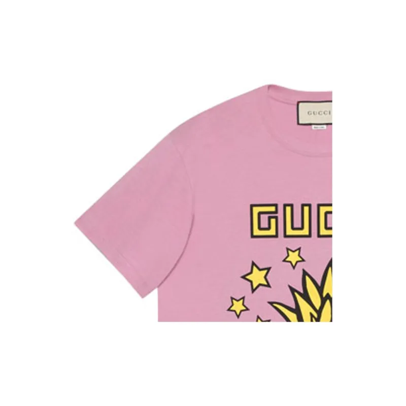GUCCI Exotica Pineapple print T shirt-1