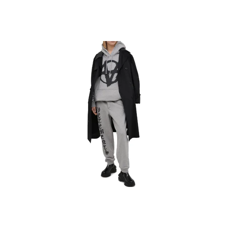 Vetements Knitted Sweatpants Women's Gray-2