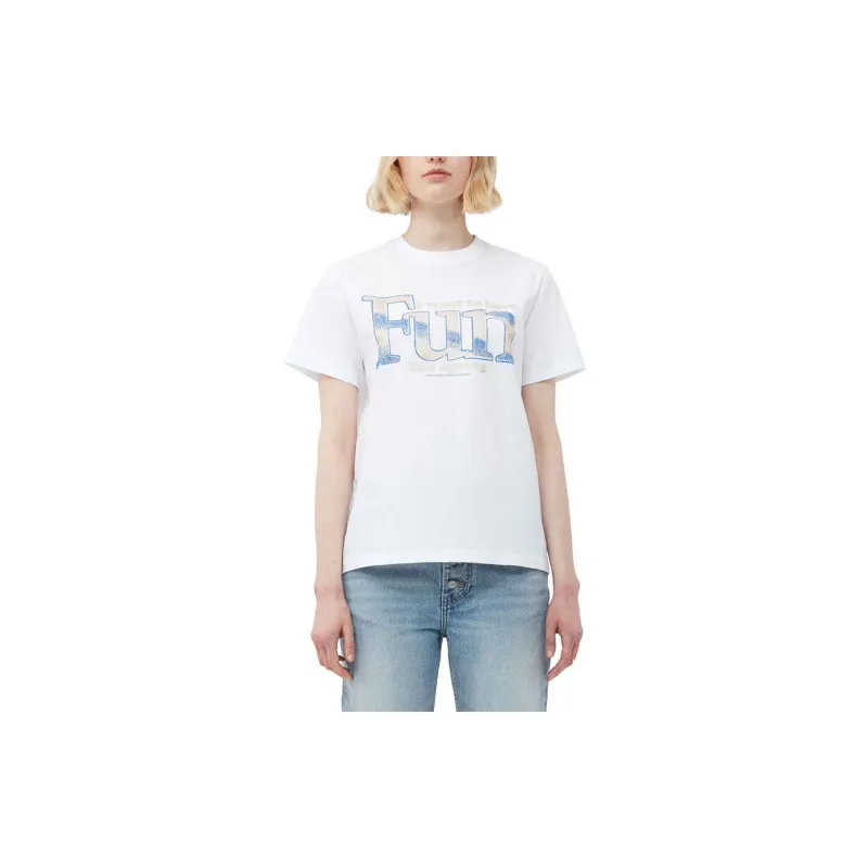 GANNI T Shirts Women's Bright White-1