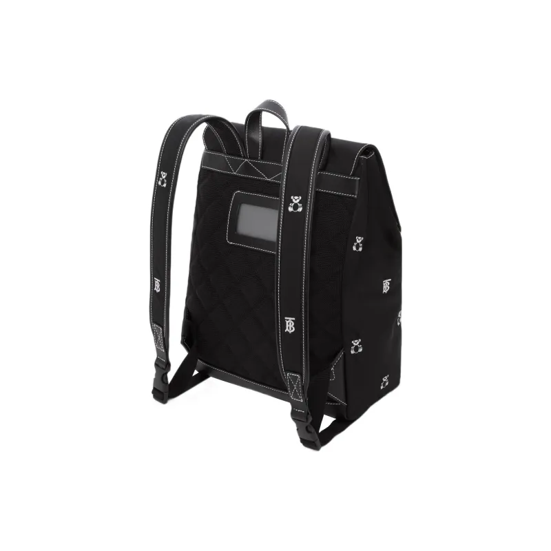 Burberry Leather Backpack Regular Kids' Black-2