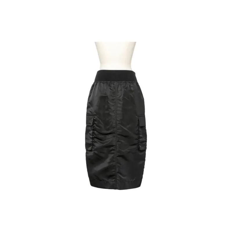 Sacai Ribbed Waistband Side Slit Cargo Skirt-1