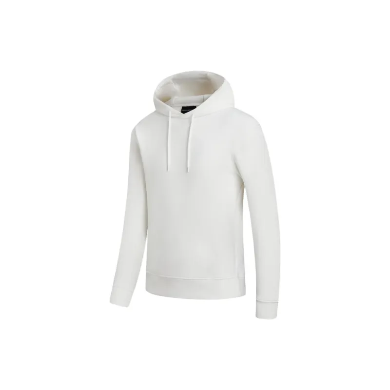 EMPORIO ARMANI Logo Embroidered Drawstring Hoodie-2