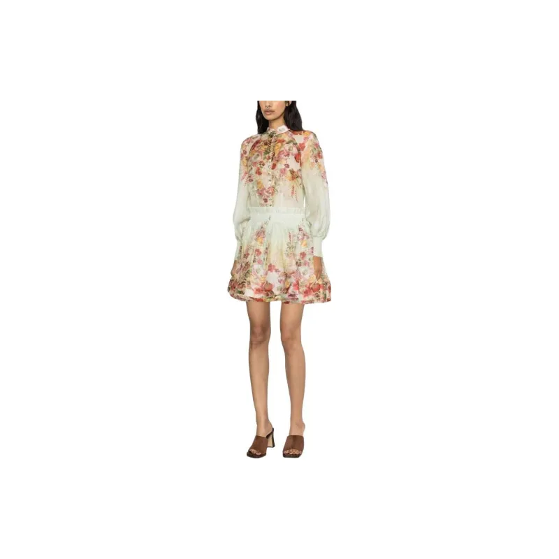 Zimmermann Wonderland Floral print Miniskirt-1