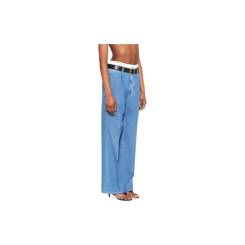 MIU MIU Money Bray Jeans Women's Blue-2