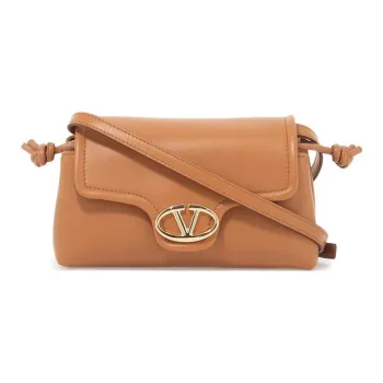 Valentino GARAVANI Lambskin Shoulder Bag Mini Women's Khaki