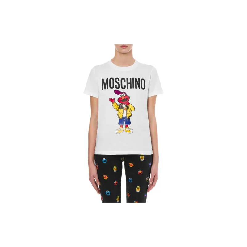 Sesame Street X MOSCHINO T-Shirts Women's White-1
