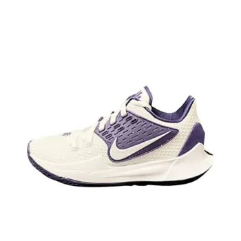Nike Kyrie Low 2 Anti Slip Wear Resistant Low Top Basketball Shoes Men's White Purple