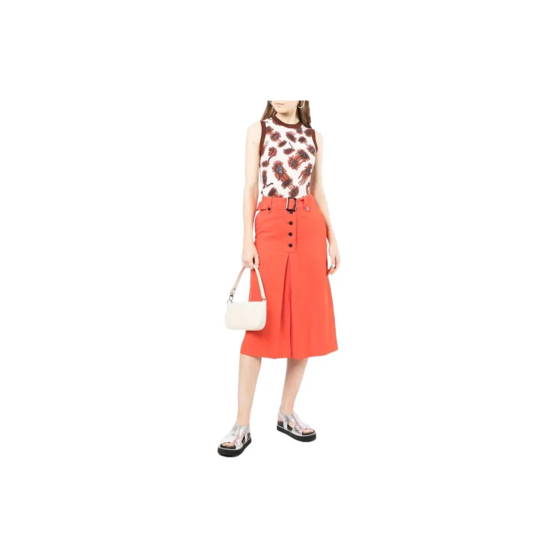 Paul Smith Pleated A line Midi Skirt-1