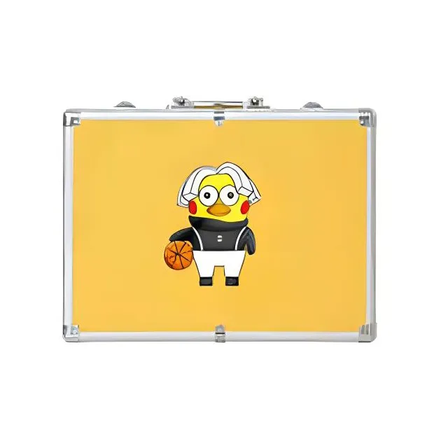 Imono Hand Crafted Mahjong Set For Home Use Yellow Koon Cartoon Style Cute Design Board Games-6