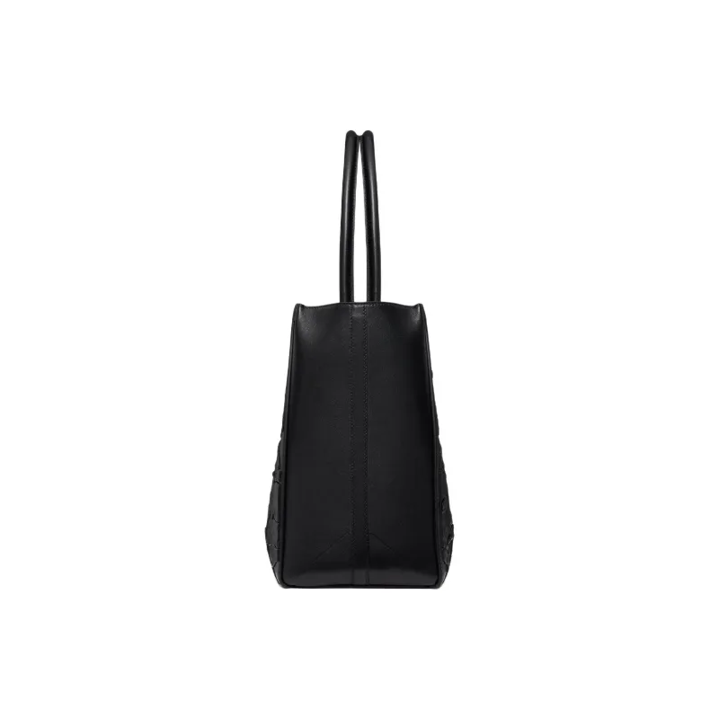 Valentino GARAVANI Leather Tote Bag Shopping Bag Handbag Medium Size Women's Black-2