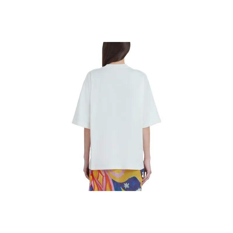 MARNI X No Vacancy Inn Co-brand T-Shirts Women's White-2