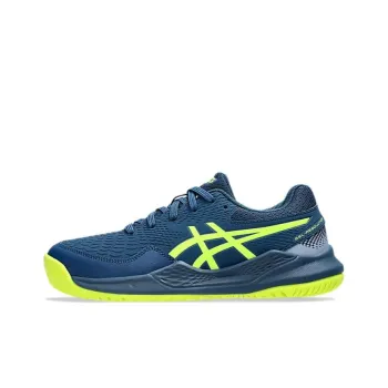 Asics Gel Resolution 9 Anti Slip Wear Resistant Low Top Kids' Training Shoes Dark Blue Teenagers