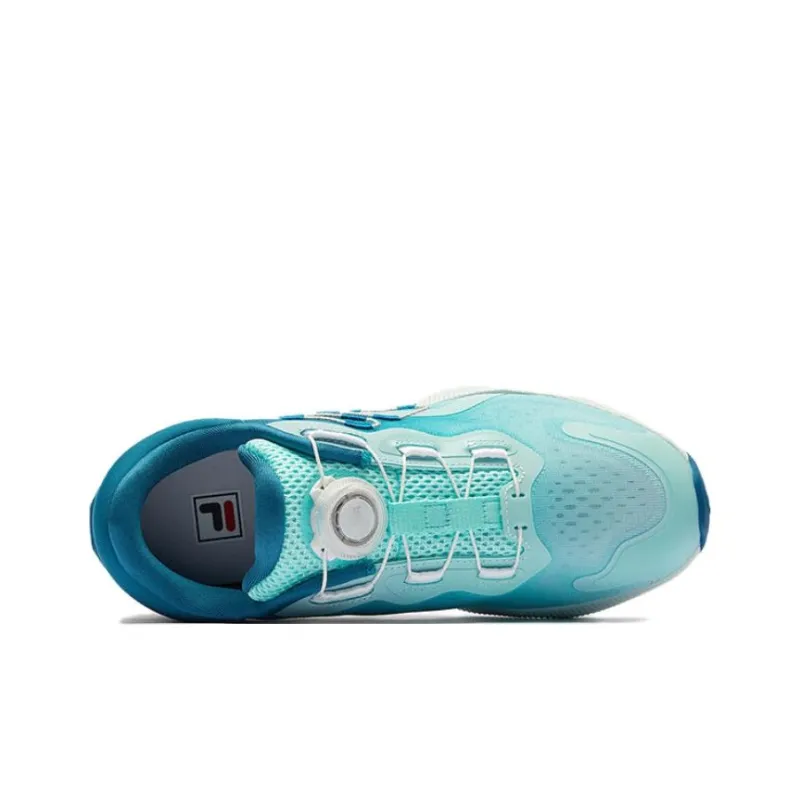 FILA KIDS BOA Rebound Breathable Support Slip Resistant Abrasion Resistant Low Top Kids' Training Shoes Blue Teenagers-4
