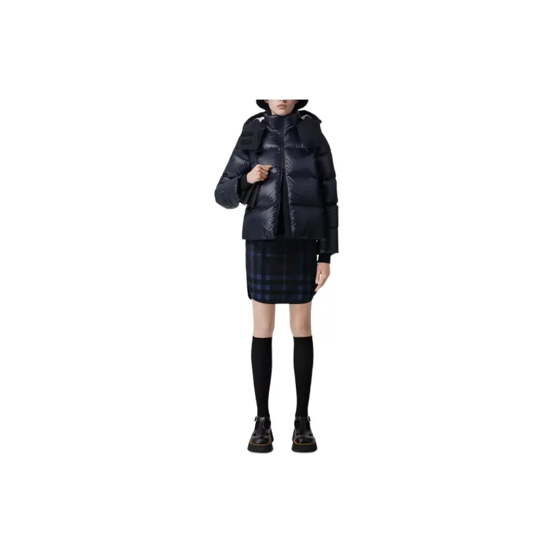 Burberry Down Jacket Women's Dark Blue-2