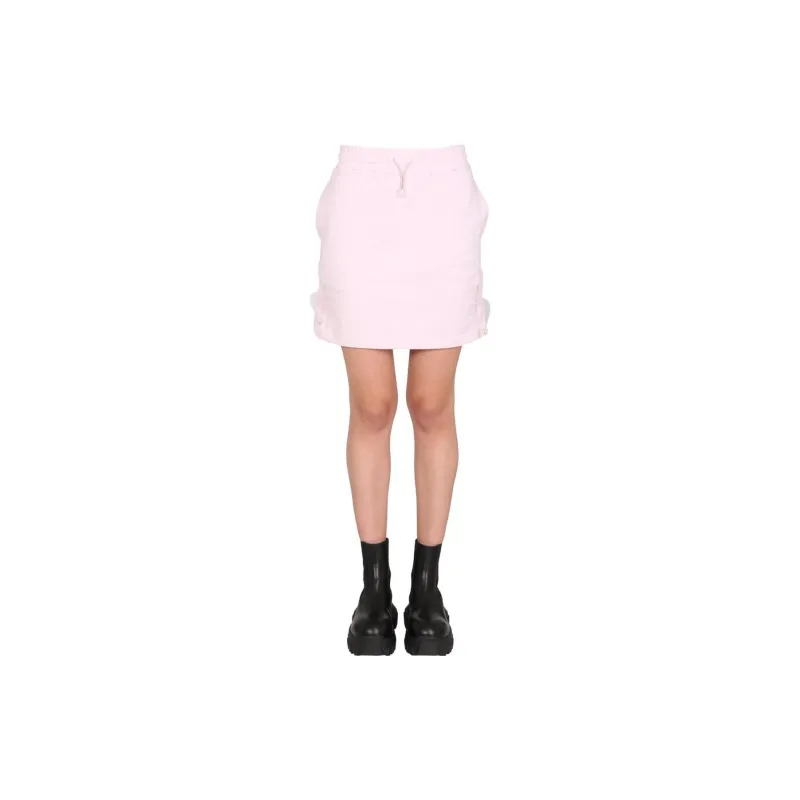 McQ Alexander McQueen Logo Patch Mini Skirt-1
