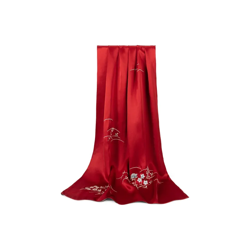 Shanghai Story 100% Mulberry Silk Silk Scarves Women's Silk Harmony Galaxy Gift Box Set-22